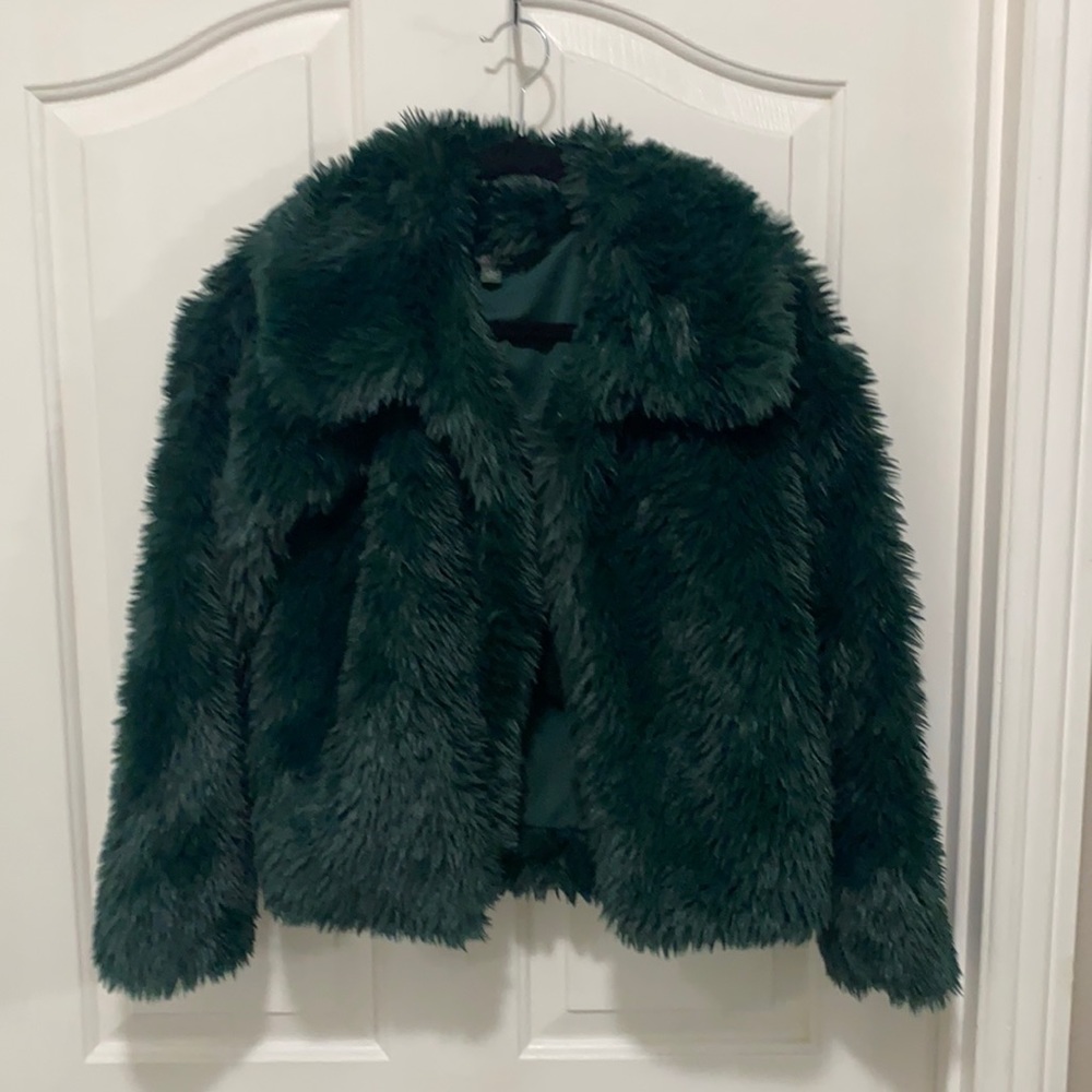 NWOT Wild Fable fur jacket